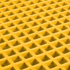 50 mm Fibergitter 3666x1226 mm Gul