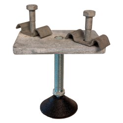 Justerbar ben m/ monteringsplade - Mgevinge