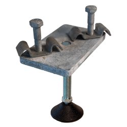 Justerbar ben m/ monteringsplade - Mgevinge