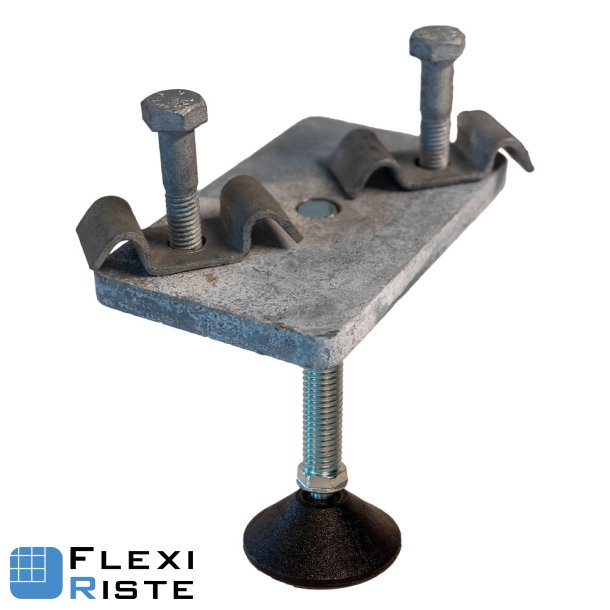 Adjustable foot with mounting plate  Wing