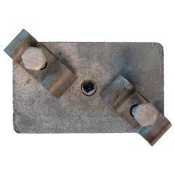 Justerbar ben m/ monteringsplade - Mgevinge