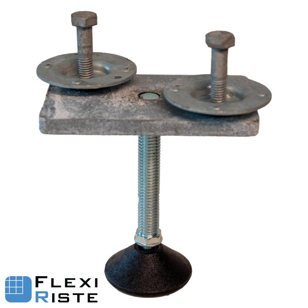 Adjustable foot with mounting plate  Plate