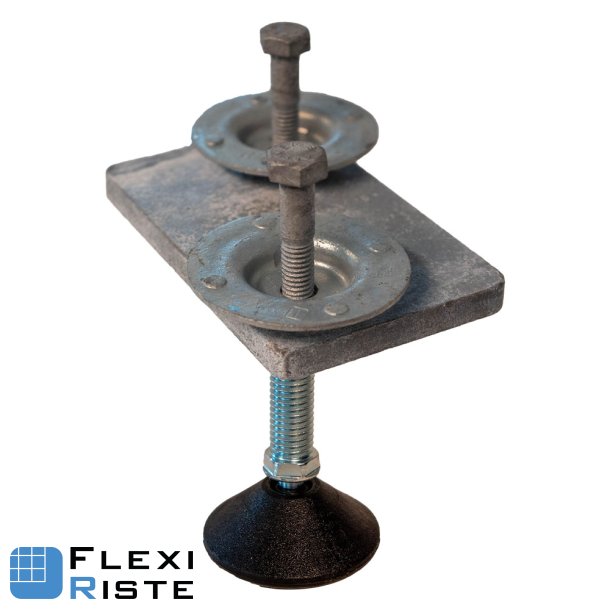 Adjustable foot with mounting plate  Plate