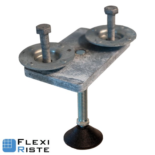 Adjustable foot with mounting plate  Plate