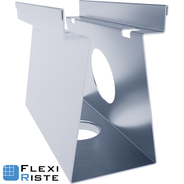 Flexi Aqua Sokkelaffugter kasse m/ studs 100