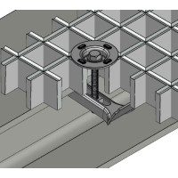 Standard Fastgrelsesbeslag B138T