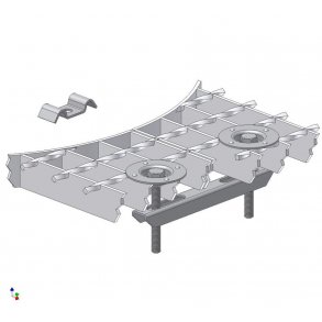 Fastgrelsesbeslag B933K