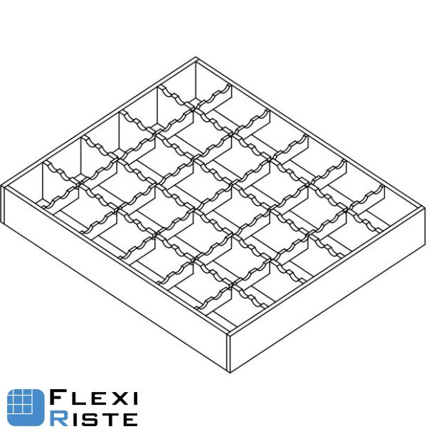 Pressveiser gitterrist 1000X1000 mm Sklisikker